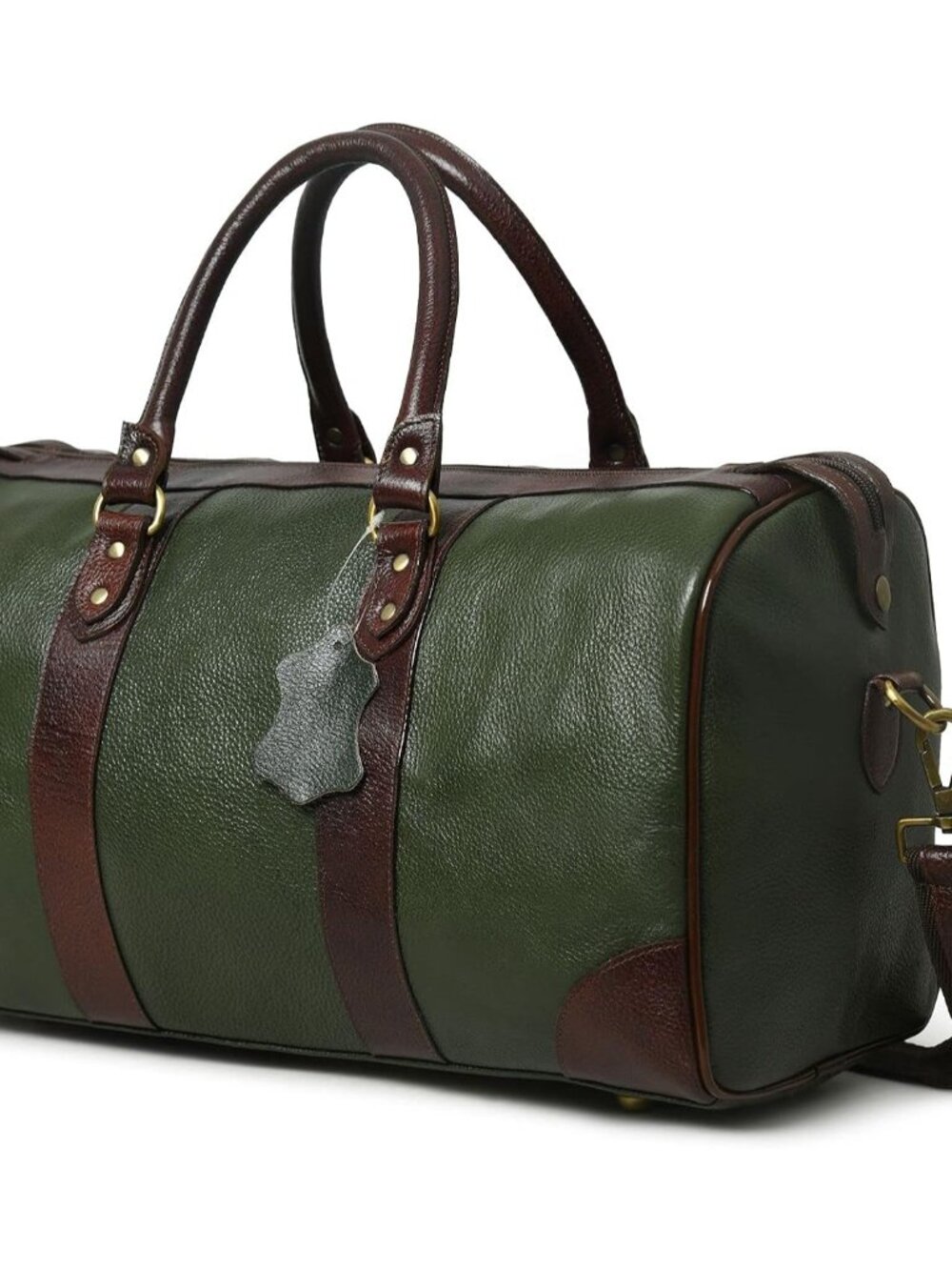 Leather Duffle Bag Travel Carry on Weekender Luggage Overnight Bags for Women an